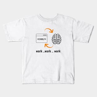 Code brain Kids T-Shirt